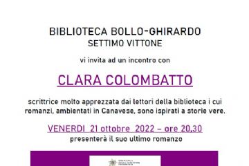 Incontro con Clara Colombatto