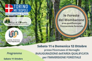 Inaugurazione dell'area qualificata per l'immersione Forestale Le Foreste del Mombarone
